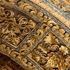 Pormenor da talha dourada