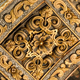 Pormenor da talha dourada